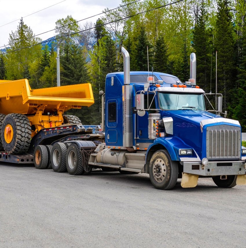 Heavy Haul Trucking for Construction Equipment
